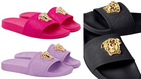 real versace slides vs fake|versace shoes scam.